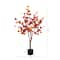 4ft. Pre-Lit LED Autumn Eucalyptus Artificial Fall Tree